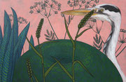 Feldrand in Welling, 2014/2020,  65 x 100 cm, Acryl auf Nessel