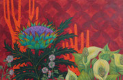Im roten Garten, 2015, 65 x 100 cm