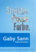2011 Strucktur. Papier. Farbe, Mannheim
