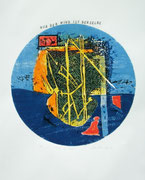 "NUR DER WIND IST DERSELBE"  (2020, Auflage 2, Papiermaß 86x62cm, Druckmaß 50x50cm