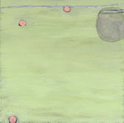 to quiet the mind 11, 2019, 30*30 cm, Eitempera auf Canvas panel