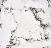 From water 7, 2023, 26 x 28 cm, Tusche auf Wasser auf Zeichnung auf Awagami Papier