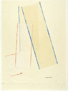 Edges 2, 2024, Wasserfarbe, Graphit auf lackiertem Awagami Papier, gerrissen