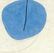 Points 5, 2013, 55*50 cm, Eitempera auf Voile