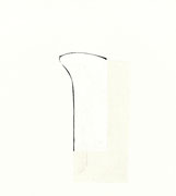 Serie bianca #8, 2010, 19 x 17 cm, Wasserfarbe, Druckfarbe,Graphit auf Papier auf Karton
