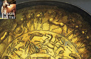 coppa in argento dorato di ispirazione egizia,tesoro Tomba Regolini-Galassi,Cerveteri,Museo Gregoriano Etrusco,Vaticano
