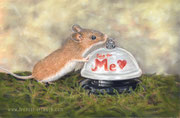 "Maus <Ring for me!>", Pastellkreide, ca. 20 cm x 14 cm - 125,00 Euro -