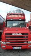 Hamburg, einer der vielen alten Stadtbusse (sightseeing)