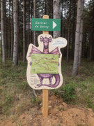 Panneau d'accueil