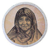 Femme Marocaine - Technique Mixte sur Carton, 2019