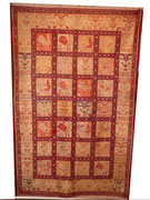 offerta tappeti- Kilim udine, verneh (sumak)seta persiano confine . disegno quadrati