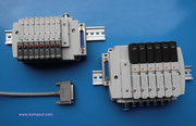 KOMPAUT - Plug-in type 5 port pilot type solenoid valve