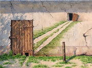 "Notausgang", 30x40, Aquarell auf Papier