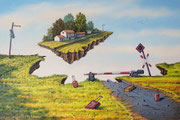 Ausrangiert (Variante 2), 40x60, Acryl auf Leinwandplatte