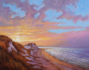 Abendstimmung, 40x50, Acryl auf Malplatte
