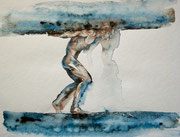 Druck, 30x40, Aquarell auf Papier