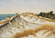 Hohe Düne, 30x40, Aquarell auf Papier