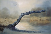 Seeadleransitz, 30x40, Öl auf Leinwand