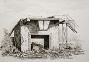 Altlast, 30x40, Buntstift auf Papier
