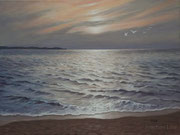 Abendstimmung, 30x40, Acryl auf Malplatte