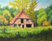 Aufgegeben, 30x40, Gouache auf Papier