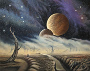 Auswanderer, 40x50, Öl auf Leinwand