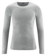 Living Crafts grey melange Langarm Unterhemd