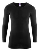 Living Crafts schwarz Langarm Unterhemd