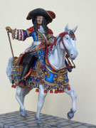 LOUIS XIV, dit "Le Roi Soleil - Figurine Plomb 90mm.