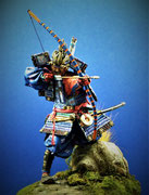 MINAMOTO TOMETOMO - Arché Samouraï - Période Heian - Figurine Pegaso 90 mm.