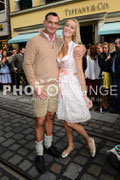 Oktoberfest 2013, Tag 1: Frühstück bei Tiffany, Renata Kochta mit Freund Thomas