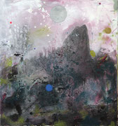 Petra Genetrix, mixed media on canvas, 75x70 cm