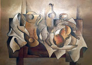 STILL LIFE WITH RABBIT - Oil on canvas - 81x65cm 2011. Private collection in Castelló.