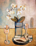 STILL LIFE WITH FLOWERS - Oil on canvas - 50x65 cm. 2013. Private collection in Castelló.