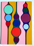 Oasis n°2, 2011Vinyl und Lack auf Holz, ca, 29 x 38 cm