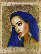 Magdalena V ©2008, Acrylic on Canvas, Dimensions 18" w x 24" h, Private Collector