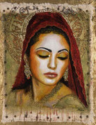 Magdalena III ©2008, Acrylic on Canvas, Dimensions 19" w x 25" h, Private Collector