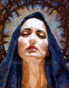 Mary ©2015, Acrylic on Canvas, Dimensions 11" w x 14" h, Private Collector
