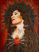Dolorosa ©2023, Dimensions: 18" w  x 24" h, Acrylic on Canvas, Private Collector