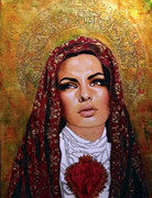 Magdalena ©2011, Acrylic on Canvas, Dimensions 18" w x 24" h, Private Collector