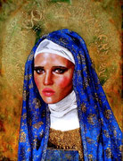 Virgo Mater ©2013, Acrylic on Canvas, Dimensions 18" w x 24" h, Private Collector
