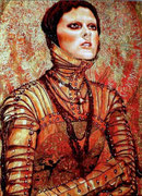 Saint Catherine of Alexandria II ©2011, Acrylic on Canvas, Dimensions 18" w x 24" h, Private Collector