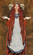 Beata maria Virgo Perdolens, "Our Lady of Sorrows" ©2014, Acrylic on Canvas, Dimensions 36" w x 60" h