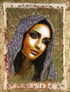 Magdalena I ©2008, Acrylic on Canvas, Dimensions 19" w x 25" h, Private Collector
