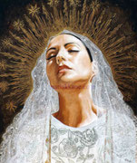 Our Lady of Hope ©2016, Acrylic on Canvas, Dimensions 20" w x 24" h, Private Collector