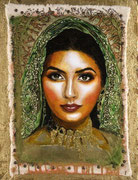 Magdalena IV ©2008, Acrylic on Canvas, Dimensions 19" w x 25" h, Private Collector