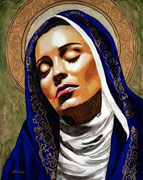 Ave Maria ©2010, Acrylic on Canvas, Dimensions 16" w x 20" h, Private Collector