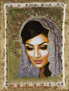 Magdalena II ©2008, Acrylic on Canvas, Dimensions 19" w x 25" h, Private Collector