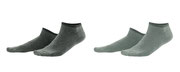 Sneakersokken Enid in 98% bio-katoen met 2% elastaan, per 2 paar verpakt, kaki en riet, Living Crafts, beschikbaar in de maten 35-36, 37-38, 39-40, 41-42, 43-44 en 45-46, prijs: 9,99 €