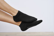 Sneakersokken Abby, zwart, Living Crafts